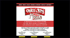 Desktop Screenshot of chrisandpittsbbqrestaurants.com
